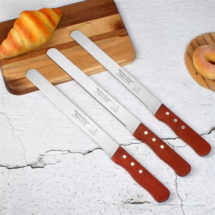 10 Inch Kitchen Long Stainless Steel Bread Knife S…