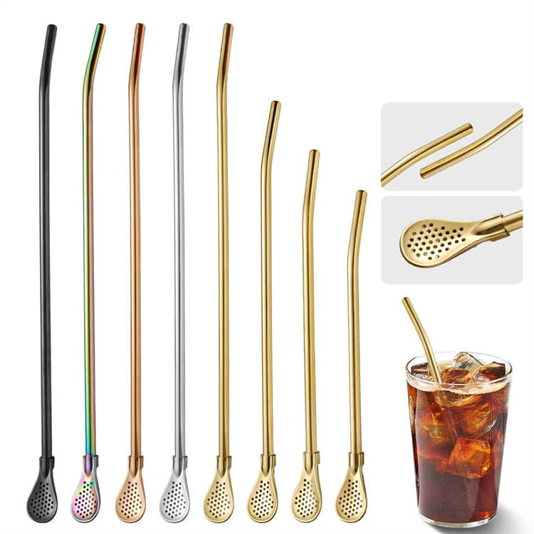 304 Cocktail Stainless Steel Straw Metal Drinking …