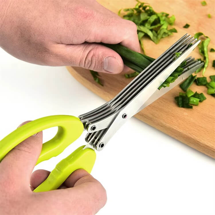 Cooking Tools Multi-Functional Herb Scissor Stainl…