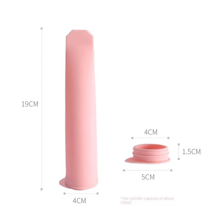 Easy Squeeze Reusable Silicone Ice Cream Cup Popsicle Molds Small Ice Cream Cups With Lids Diy Molds