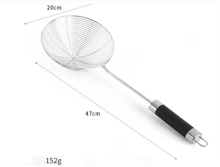 Eco-Friendly Multifunctional Fine Mesh Frying Basket Air Fryer Basket Strainer Kitchen Colander For Food Use