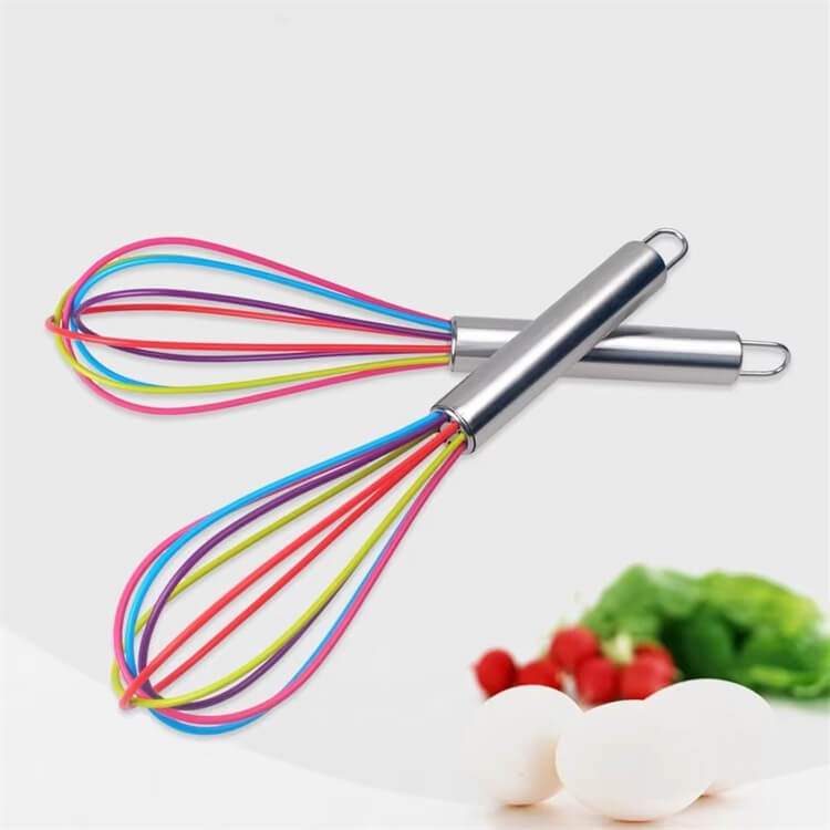 Kitchen Egg Tools Manual Milk Frother Metal Fouet …