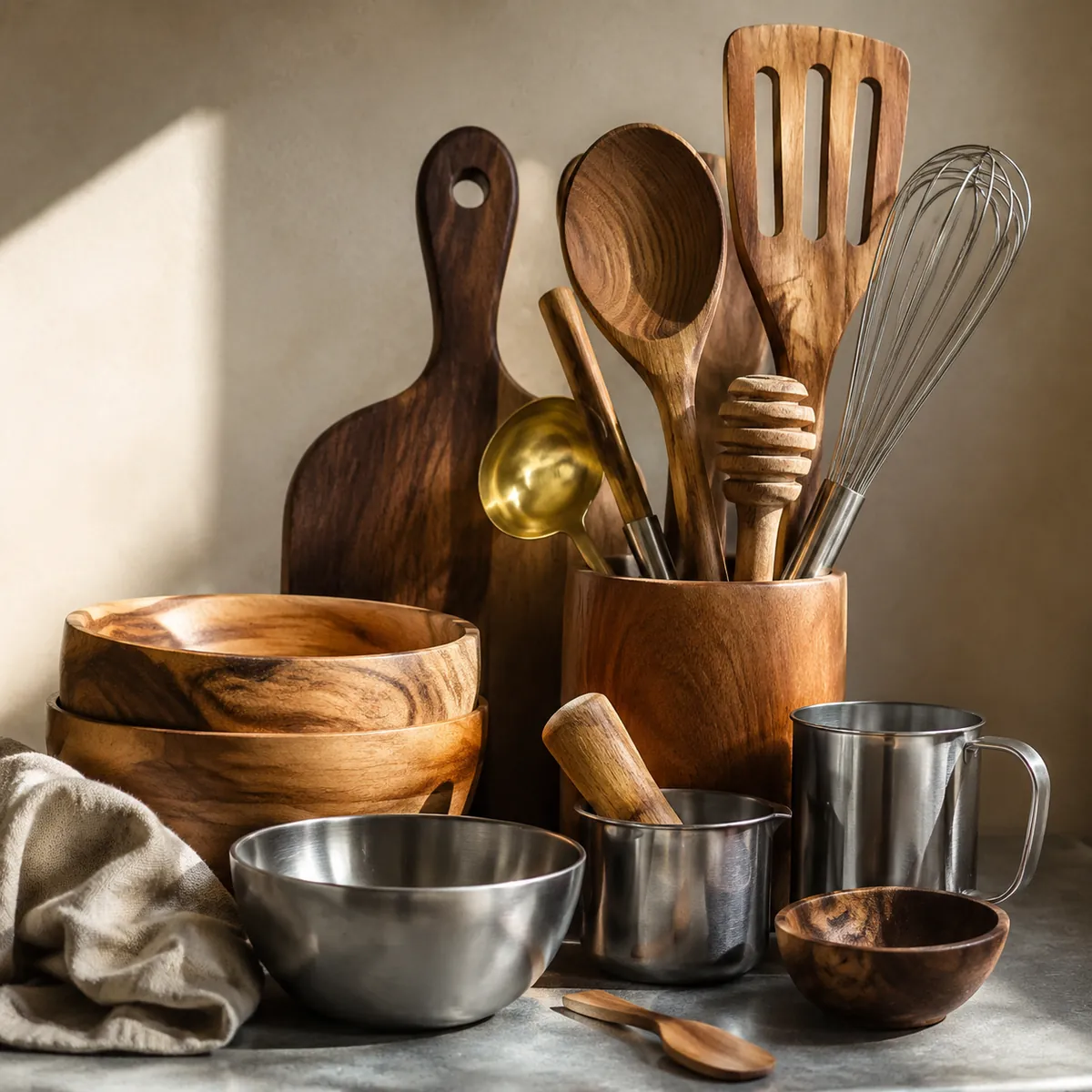 Kitchenware supplier verification and factory inspection scene