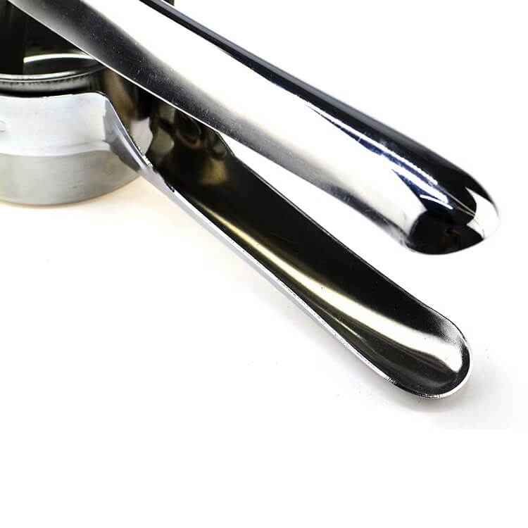 Manual fruit juicer Potato Masher Ricer Kitchen Tool Press Stainless Steel with 3 Removable Interchangeable Discs