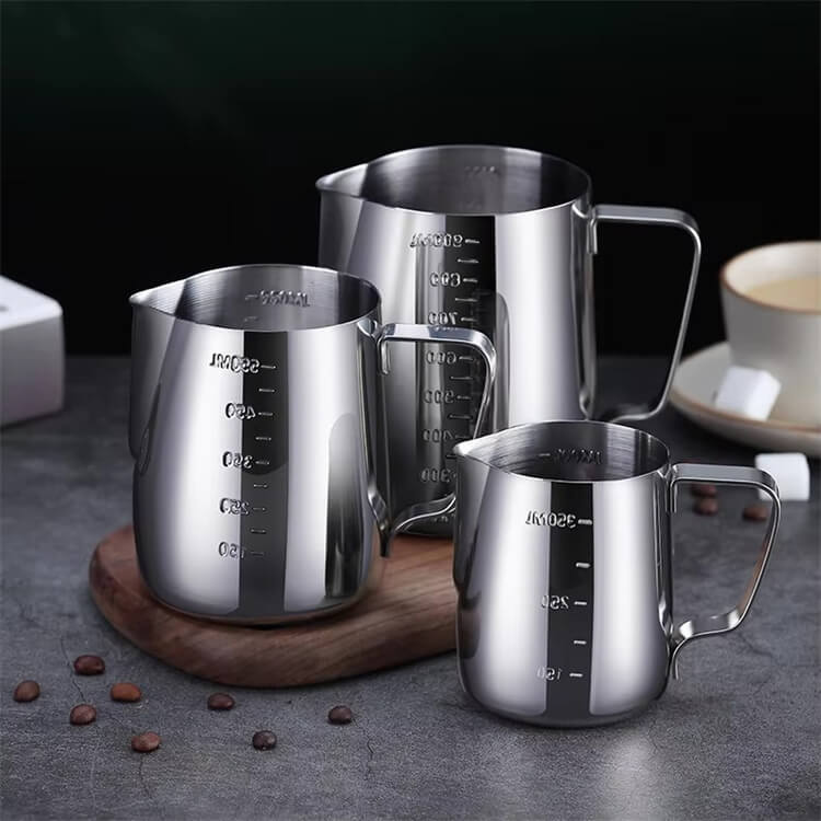 Milk Frothing Pitchers Stainless Steel Cup Metal C…