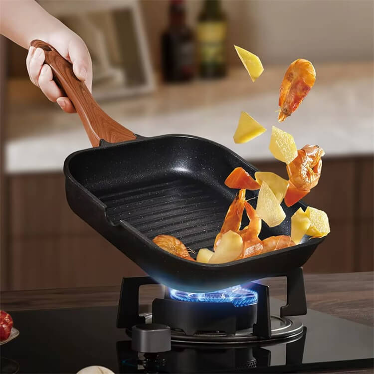 Multi-Functional Aluminum Non-Stick Grill Pan …
