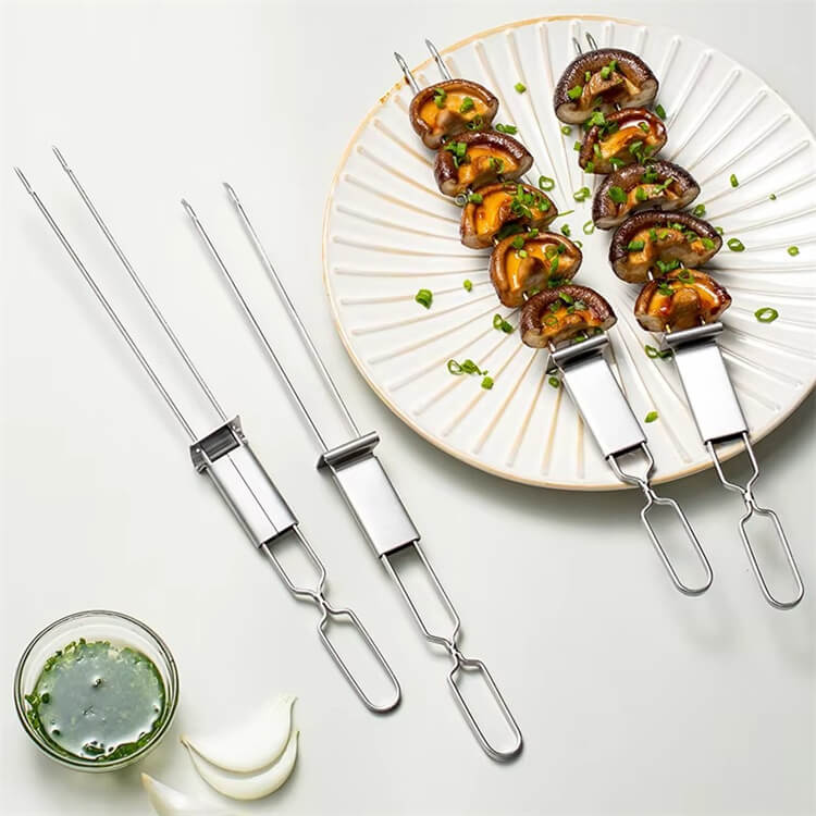 Outdoor Stainless Steel 430 Barbecue Kabob Skewers…