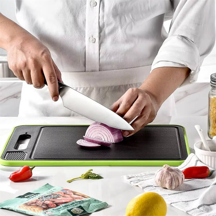 Quick-Defrosting Aluminum Cutting Board Large Cutting Plastic Tray Thickened Edge Fast Thaw Frozen Beef Pork Meat Cutting Board