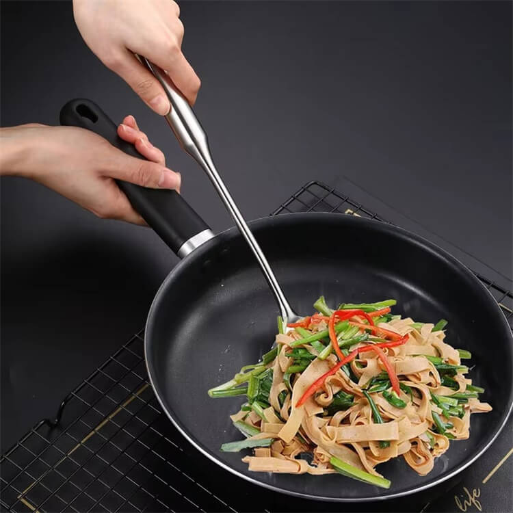 Stainless Steel Spoon Cooking Spatula Cooking Tool Set Long Handle Spatula Ladle Colander Household Kitchen Applian