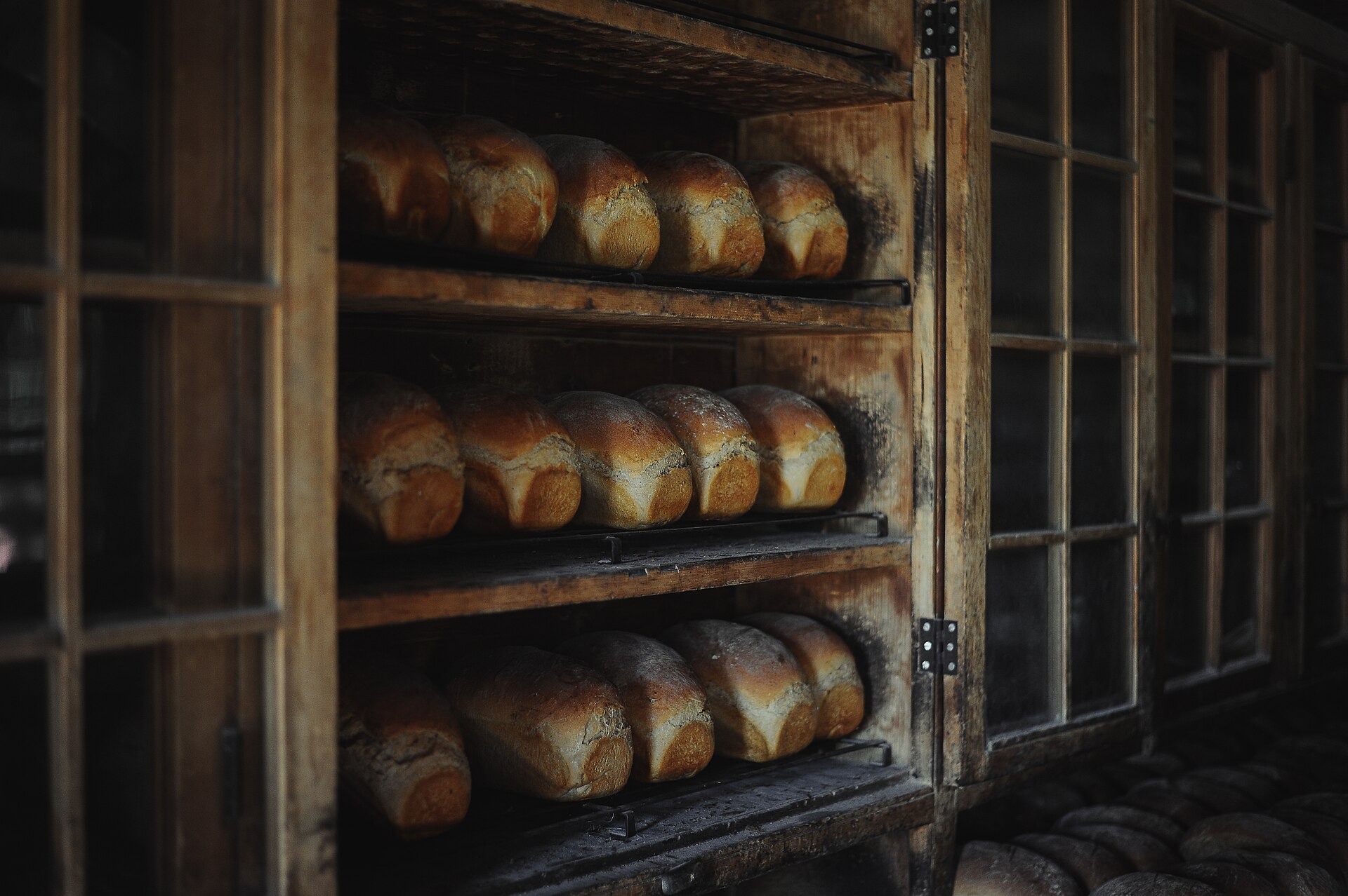 Gastronorm baking trays and sheet pans used in catering kitchens